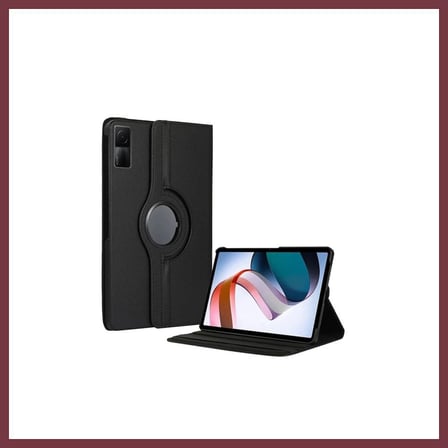 SHNSTORE Redmi Pad SE 4G Uyumlu Kılıf 360 Tablet Deri Kılıf - Siyah SHN0720