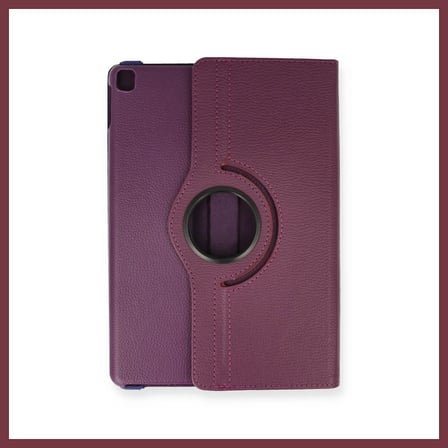 SHNSTORE iPad Pro 11 (2024) Kılıf 360 Tablet Deri Kılıf - Mürdüm SHN0720