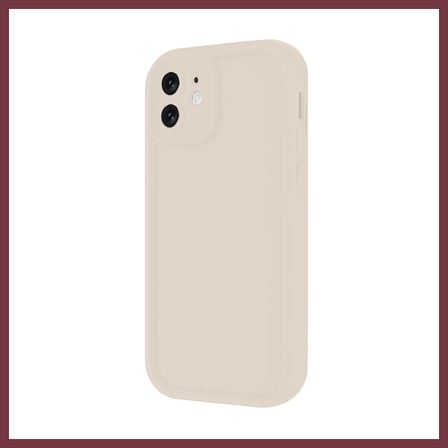 SHNSTORE iPhone 11 Uyumlu Kılıf Viera Silikon - Krem SHN0720