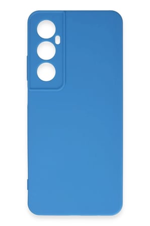 SHNSTORE Realme C65 Uyumlu Kılıf First Silikon - Mavi SHN0720