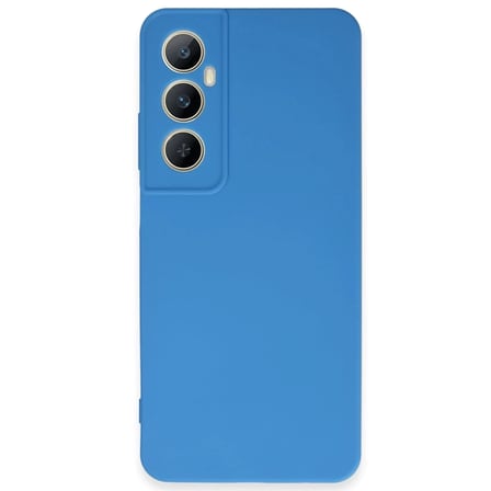 SHNSTORE Realme C65 Uyumlu Kılıf First Silikon - Mavi SHN0720