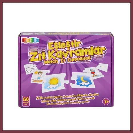 SHNSTORE EDU-1012 Eşleştir Zıt Kavramlar -Chiva SHN0720