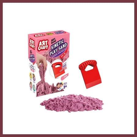 SHNSTORE 03688 NessiWorld AKSESUARLI PEMBE KİNETİK OYUN KUMU 500 GR SHN0720