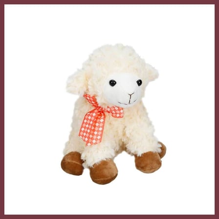 SHNSTORE Oturan Peluş Kuzu 24 cm SHN0720