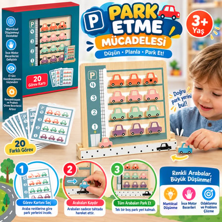 SHNSTORE Park Etme Mücadelesi Aktivite Oyunu SHN0720