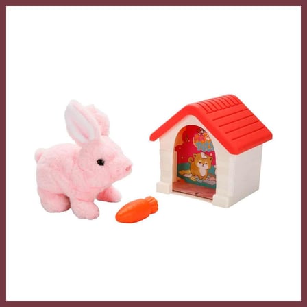 SHNSTORE 1004250 PELUŞ SEVİMLİ TAVŞAN HAREKETLİ SESLİ KULUBELİ SHN0720