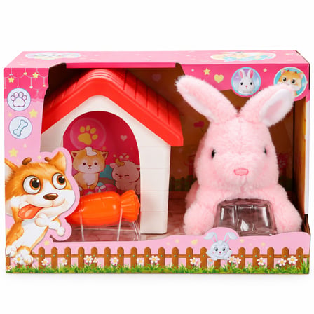 SHNSTORE 1004250 PELUŞ SEVİMLİ TAVŞAN HAREKETLİ SESLİ KULUBELİ SHN0720