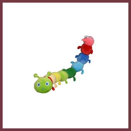 SHNSTORE Peluş Renkli Tırtıl Yastık 75cm SHN0720