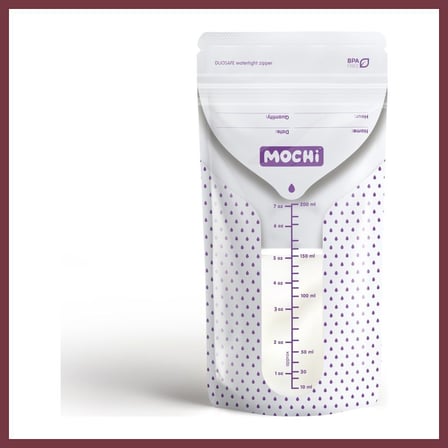 SHNSTORE Mochi Anne Sütü Saklama Poşeti 25 Adet 200ml SHN0720