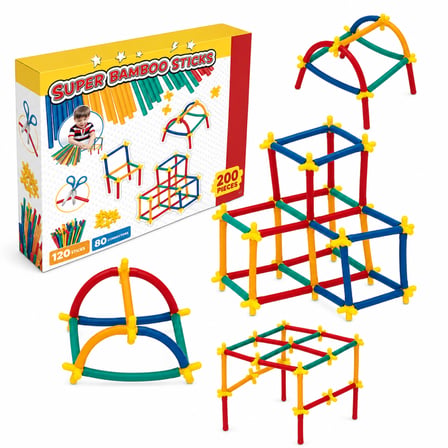 SHNSTORE 03461 SÜPER BAMBU ÇUBUKLAR 200 PARÇA SHN0720
