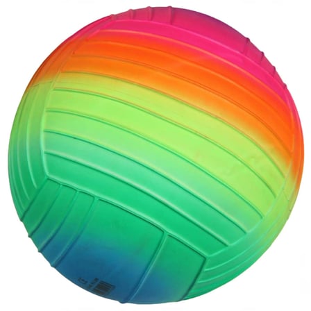 SHNSTORE Double W Sports Gökkuşağı Tırtıklı PVC Top 23cm SHN0720