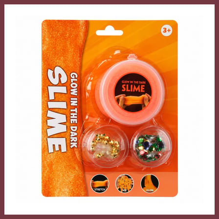 SHNSTORE Karanlıkta Parlayan Turuncu Slime SHN0720