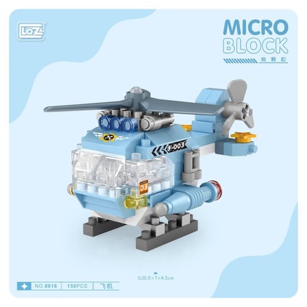 SHNSTORE LZ8616 LOZ Helikopter Blok Seti Mini Poşet -Vagon life SHN0720