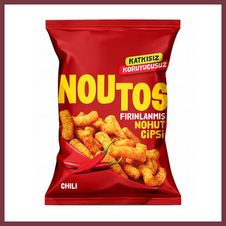SHNSTORE Fırın Nohut Cipsi 55 Gr Chili · Renk: Chili SHN0720