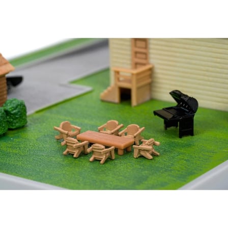 SHNSTORE Hızlı & Öfkeli Nano Dom'un Evi Diorama Modellemesi SHN0720
