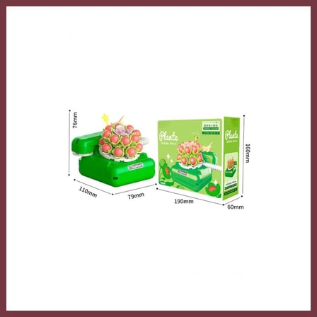 SHNSTORE JK2718 ÇİÇEKLİ TELEFON 189 PARÇA BLOCK OYUNCAK SHN0720