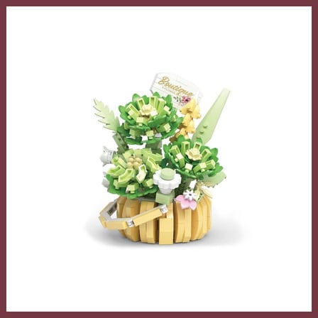 SHNSTORE P1091 ÇİÇEK BUKETİ 524 PARÇA BLOCK OYUNCAK SHN0720