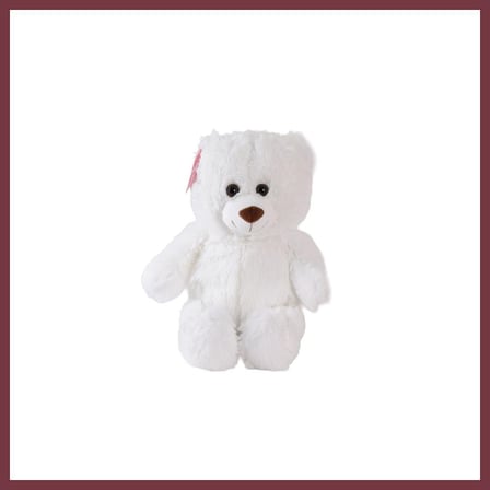 SHNSTORE 1216B PUFFY SALAŞ AYI 45 CM BEYAZ SHN0720