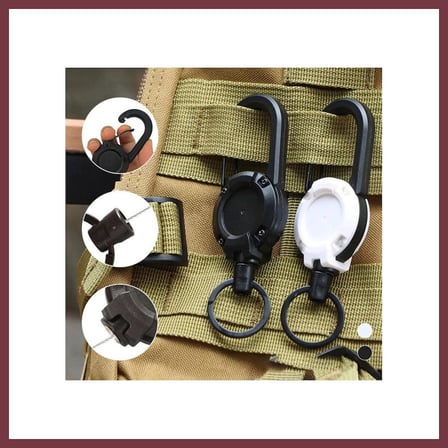 SHNSTORE Çelik Halatlı Anahtarlık Karabina Kancalı SHN0720