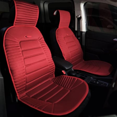 Volkswagen Bora Station Wagon Oto Koltuk Minderi Ön 2'li Set Kırmızı Bumerang Serisi ŞHN