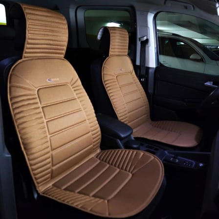 Mercedes-Benz CL Oto Koltuk Minderi Ön 2'li Set Taba Bumerang Serisi ŞHN