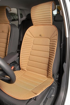 Toyota Avensis 97-2000 Oto Koltuk Minderi Ön 2'li Set Taba Bumerang Serisi ŞHN