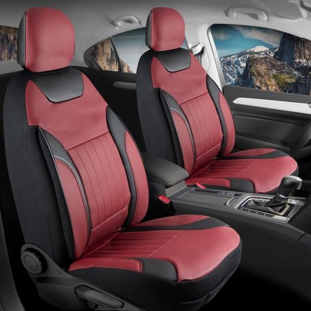 Renault Megane 2 Hatchback 2002-2006 Full Deri Oto Koltuk Kılıfı Ön Arka Set Bordo Edition ŞHN