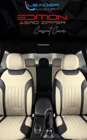 BMW 3 Serisi 330i Tay Tüyü Oto Koltuk Kılıfı Fermuarlı Ön Arka Set Bej Edition