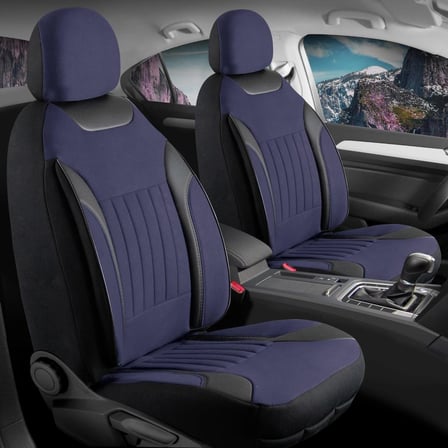 Fiat Egea Cross Tay Tüyü Oto Koltuk Kılıfı Fermuarlı Ön Arka Set Lacivert Edition