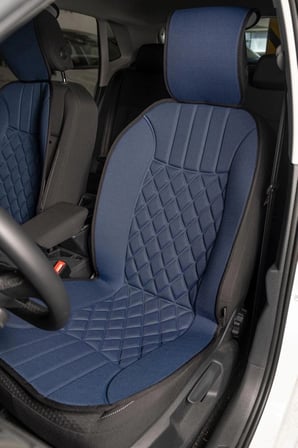 Chery Omoda 5 Excellent Oto Koltuk Minderi Ön 2'li Set Mavi Elegance Serisi ŞHN