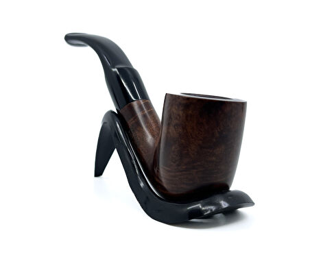 Şahin Kırmızı Yıldız Bent Billiard 9mm Filtreli Akrilik Saplı Pipo Mod Cha 808 - 237104