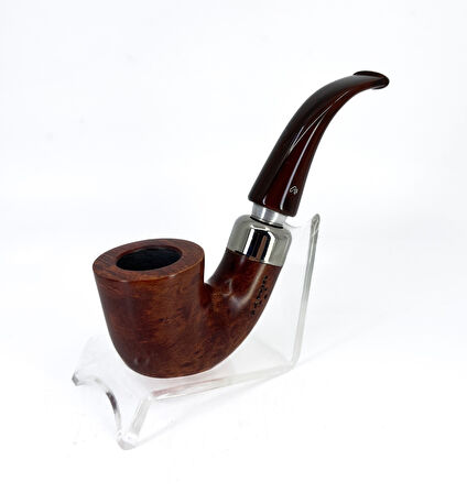 Şahin Üç Yıldız Bent Dublin 9mm. Filtreli Akrilik Saplı Pipo 237388