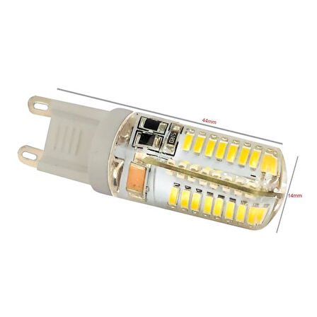 G9 Avize Ampul Mini Beyaz 220V 3W 64 Led