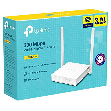 TL-WR844N 300MBPS 5DBI MULTI-MODE WIFI ROUTER