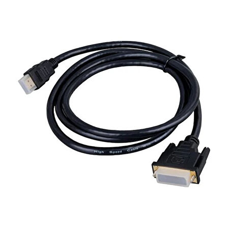 PM-12002 HDMI ERKEK - DVI ERKEK 24+1 1.5 METRE KABLO