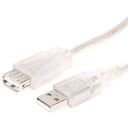 40 CM ŞEFFAF USB UZATMA KABLOSU