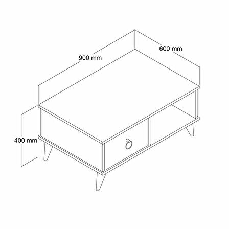 Lara Orta Sehpa Çam- SHP0202