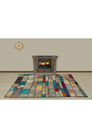 Özel Patchwork El Dokuma Halı 160 x 230 cm 5062