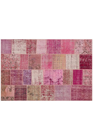 Patchwork Desenleriyle El Yapımı Halı 160 x 230 cm 5840