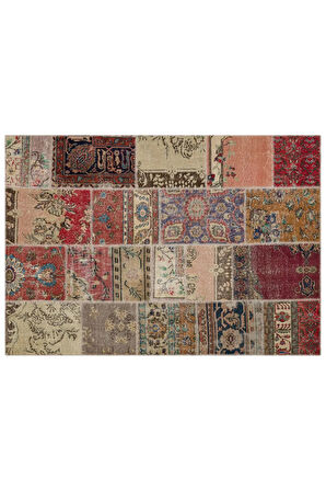 Eşsiz El Yapımı Patchwork Halı 160 x 230 cm 6194