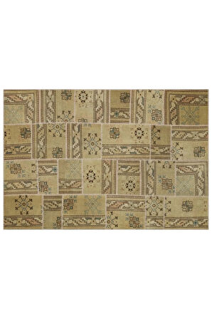 Dokunaklı Ve Etkileyici Patchwork Halı 230x160 Cm 6331
