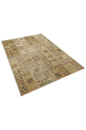 Dokunaklı Ve Etkileyici Patchwork Halı 230x160 Cm 6331