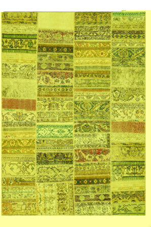 Sıradışı Tasarımlı Patchwork Halı 230x160 Cm 6342