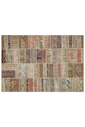 Çekici Ve Sıra Dışı Patchwork Halı 230x160 Cm 6352