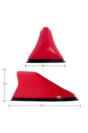 
Renault Modus Uyumlu Köpek Balığı Balık Sırtı Shark Anten Kırmızı SC