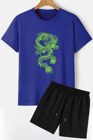 Ejder Şort T-shirt Eşofman Takımı