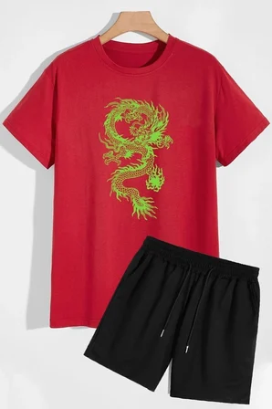 Ejder Şort T-shirt Eşofman Takımı