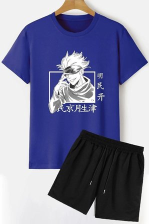 Anime Şort T-shirt Eşofman Takımı