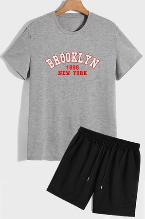 Brooklyn Şort T-shirt Eşofman Takımı