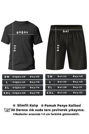 Berkeley Şort T-shirt Eşofman Takımı